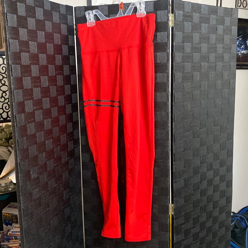 Red Work out Pants
